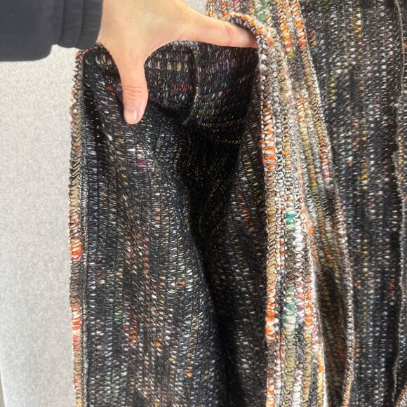 Bryn Walker Womens Chunky‎ Knit Open Front Sweater Drape Wrap Wool Blend Large - Picture 5 of 16